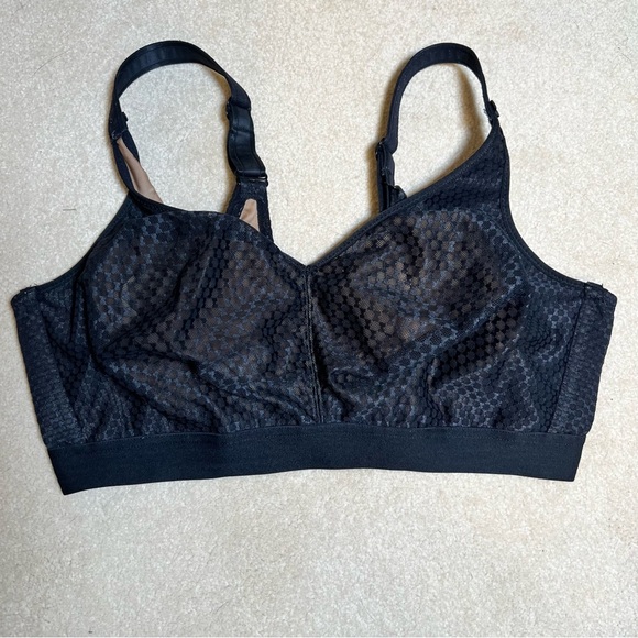 Chantelle C Magnifique Nouveau Wireless 2 Bra Bundle Black Size 38DDD / 38F - Picture 3 of 10